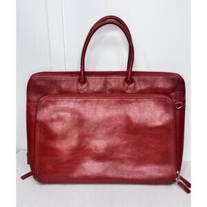 Wilsons Italian Leather Briefcase Messenger Laptop Tote Bag